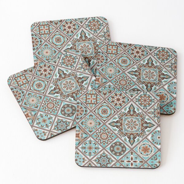 Item preview, Turquoise ethnic pattern design designed and sold by baligaia.