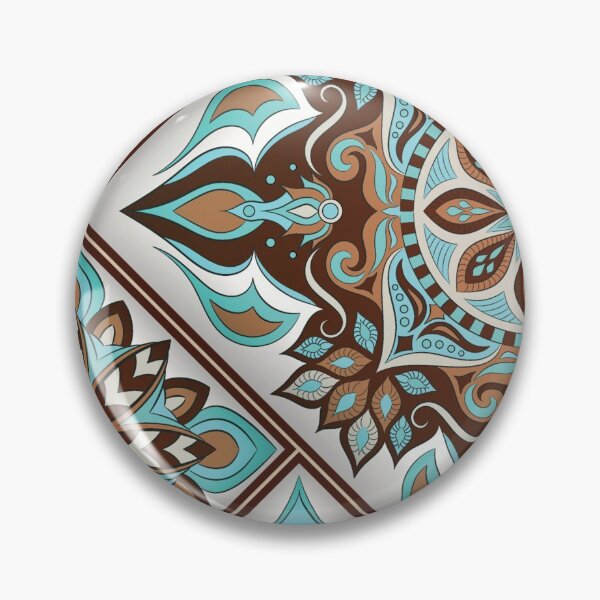 Item preview, Turquoise ethnic pattern design designed and sold by baligaia.