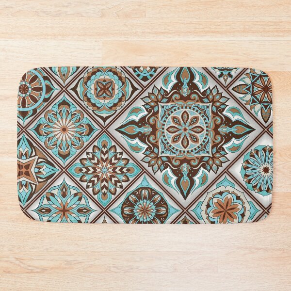 Item preview, Turquoise ethnic pattern design designed and sold by baligaia.