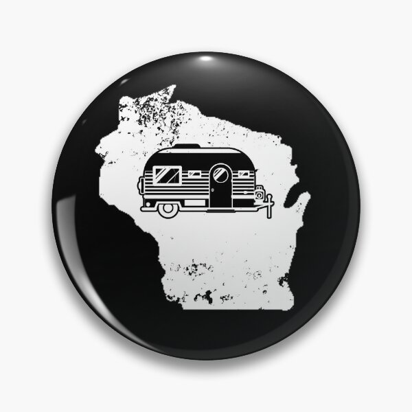 Item preview, Wisconsin Camper Shirt Love Glamping Distressed Gear designed and sold by DynamicDesign.