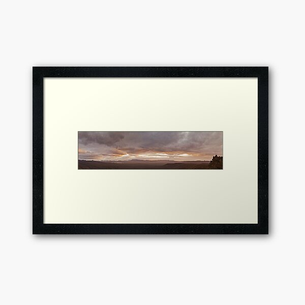 Reeds Lookout. Grampions National Park. Framed Art Print