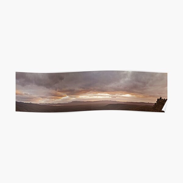 Reeds Lookout. Grampions National Park. Poster