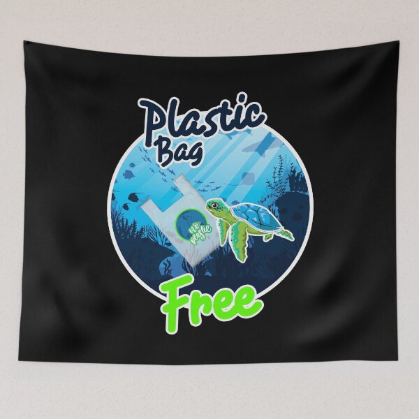 Item preview, Plastic Bag Free Turtle designed and sold by DELMEO.