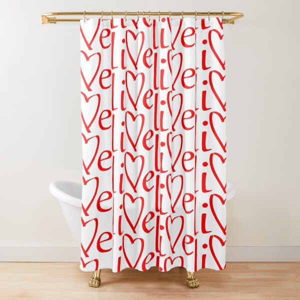 Live #01 Shower Curtain