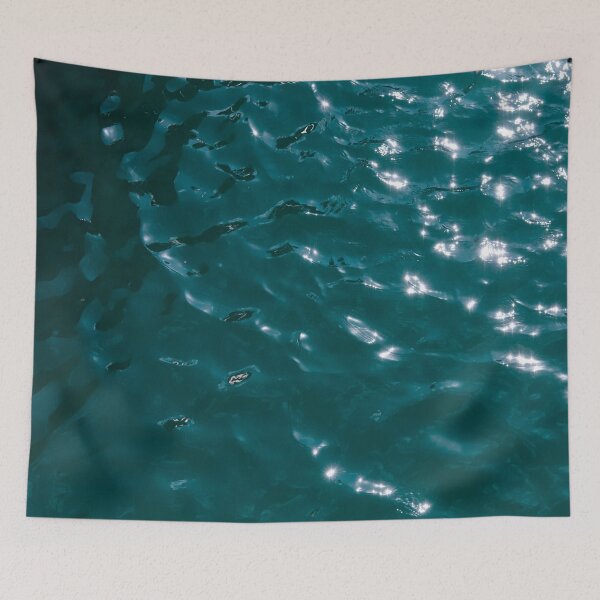 Item preview, Teal Ripple Abstract Water Art designed and sold by Marguerite Faure.