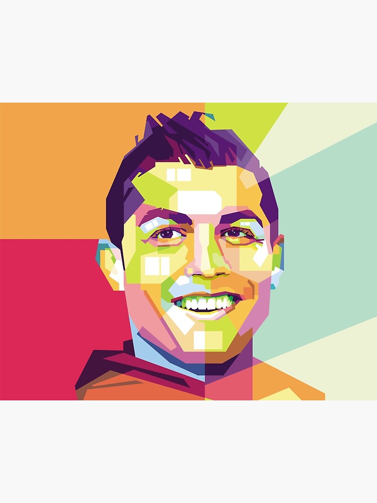 Cristiano Ronaldo cr7 pop art by giang