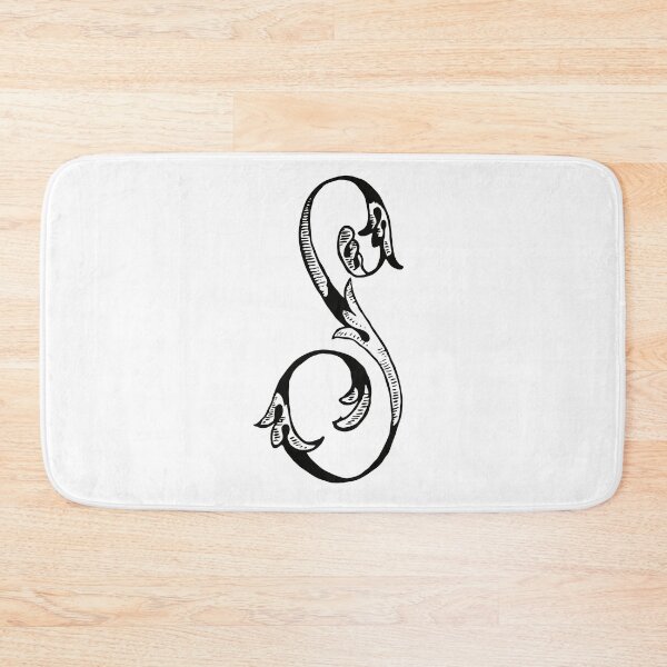 Item preview, Antique Black and White Monogram S designed and sold by Vintage-TM.