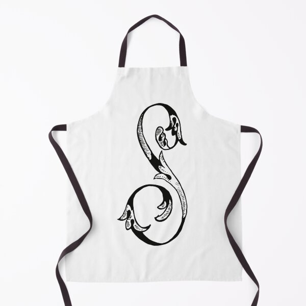 Item preview, Antique Black and White Monogram S designed and sold by Vintage-TM.