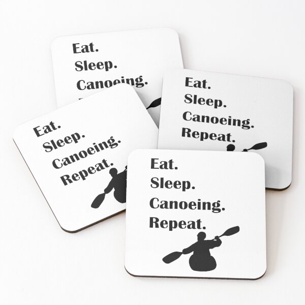 Item preview, Eat. Sleep. Canoeing. Repeat. designed and sold by Jannis12.