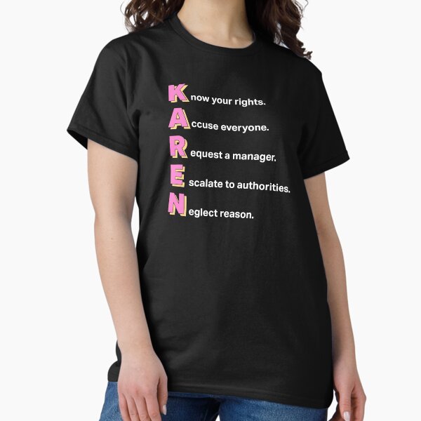 Item preview, Karen Acronym designed and sold by DeadRight.