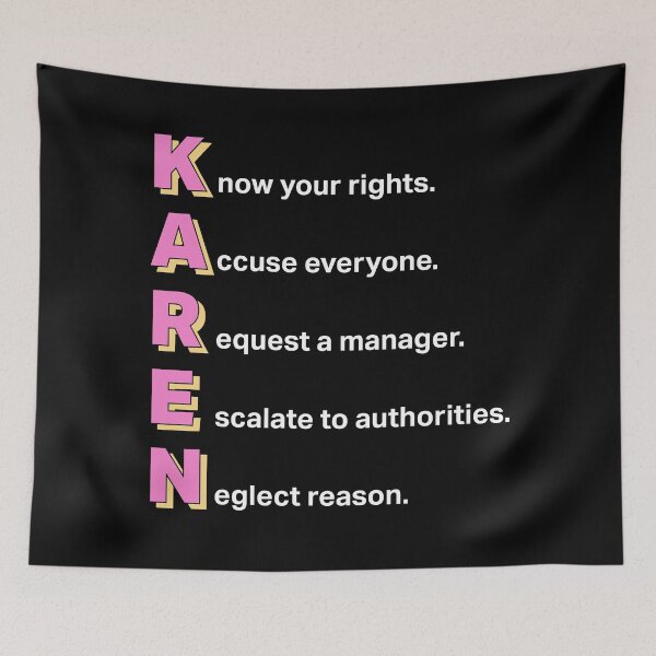 Item preview, Karen Acronym designed and sold by DeadRight.