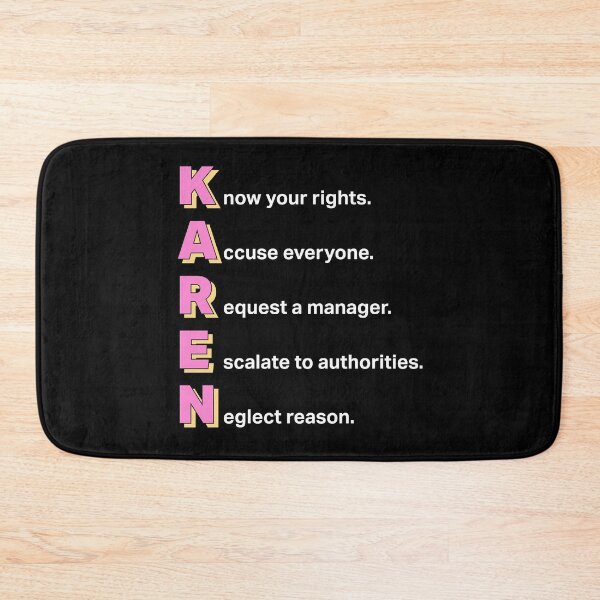 Item preview, Karen Acronym designed and sold by DeadRight.