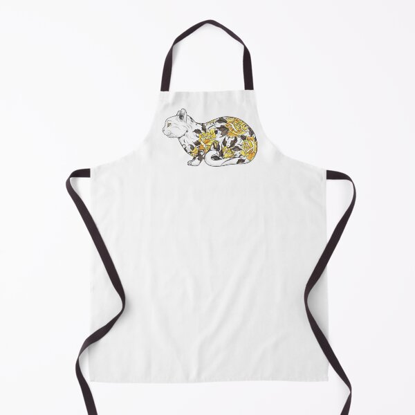 Item preview, Cat in Yellow Roses Tattoo designed and sold by runcatrun.