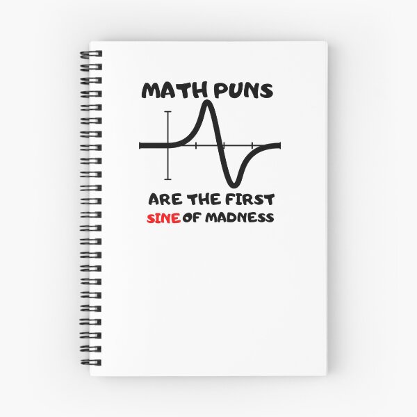 Item preview, Math Puns First Sine Of Madness ,funny t shirts designed and sold by Oussluka.