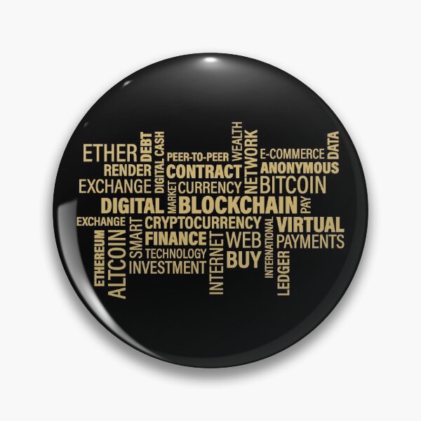 Item preview, Bitcoin BTC Crypto Currency Words Blockchain Hodl Altcoin Gift designed and sold by Style4You24.