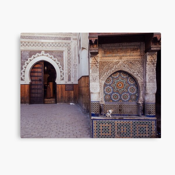 Streets of Fez, Morocco Canvas Print