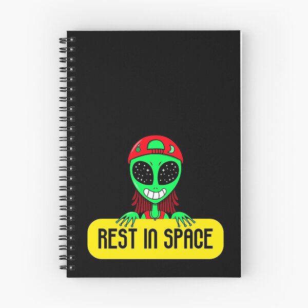 Item preview, Rest In Space Cool Smiling Alien designed and sold by Alienology.