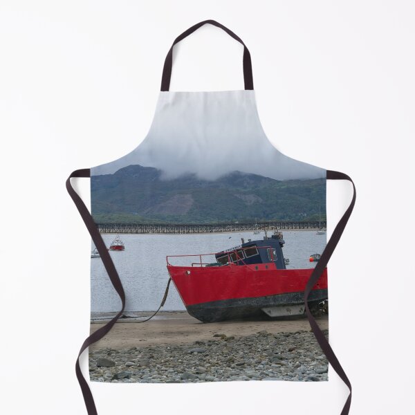 Item preview, Red Boat On The Barmoth Beach designed and sold by rawshutterbug.