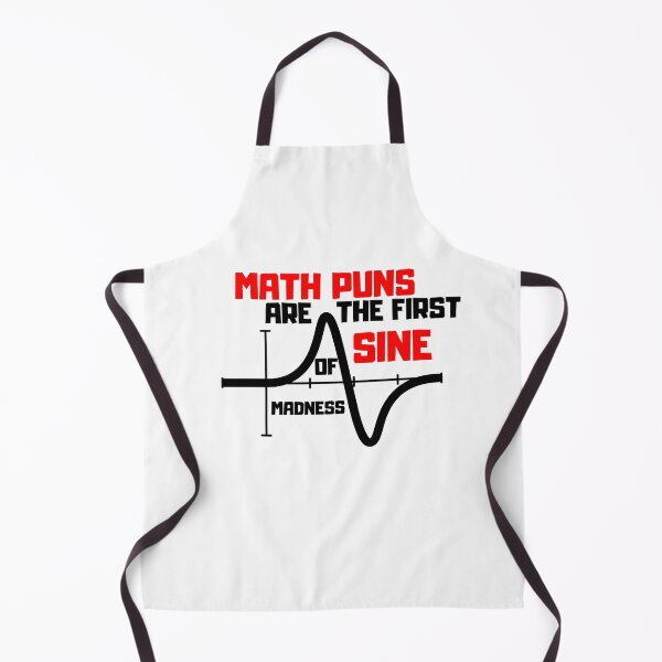 Item preview, Math Puns First Sine Of Madness ,funny t shirts designed and sold by Oussluka.