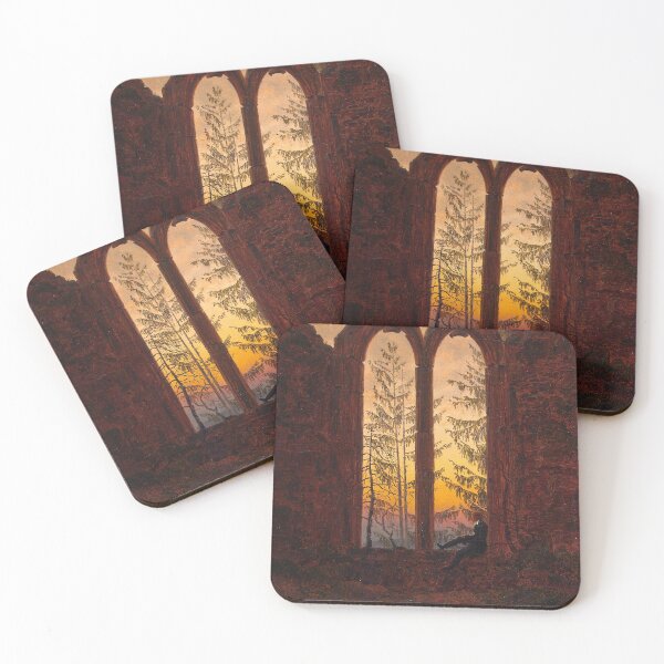 Item preview, Monastery ruin Oybin - Caspar David Friedrich designed and sold by TemporaryArt.