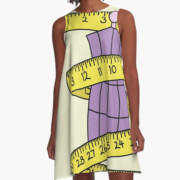 Sewing Mannequin With Measuring Tape Sticker for Sale by forfun-art