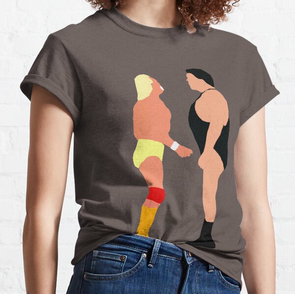 "Hulk Hogan vs. Andre The Giant Wrestlemania" Art Classic T-Shirt