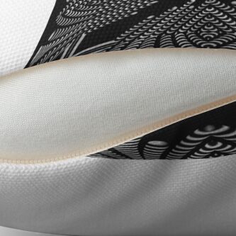 Alternate view of Luxury Decoration (BW) Throw Pillow