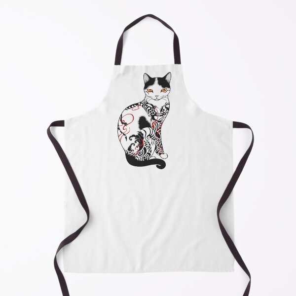 Item preview, Cat in battling dragon love mates tattoo designed and sold by runcatrun.
