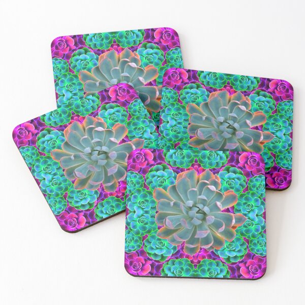 Item preview, ABSTRACT ASSORTED COLORS SUCCULENTS GARDEN ART designed and sold by sharlesart.