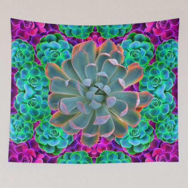 Item preview, ABSTRACT ASSORTED COLORS SUCCULENTS GARDEN ART designed and sold by sharlesart.