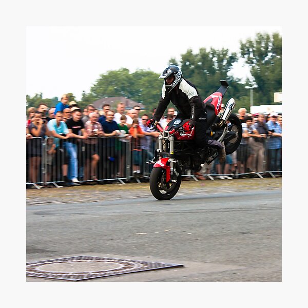 motorcycle stunt 001 Photographic Print