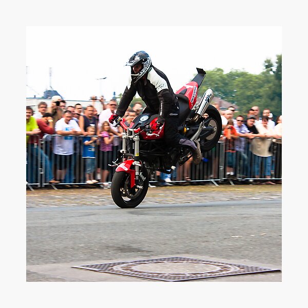 motorcycle stunt 002 Fotodruck