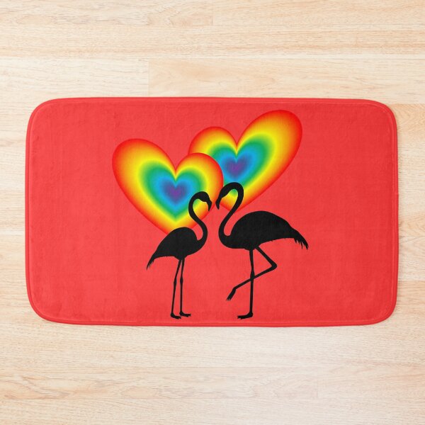 Item preview, A pair of loving flamingos designed and sold by helenkaiy.