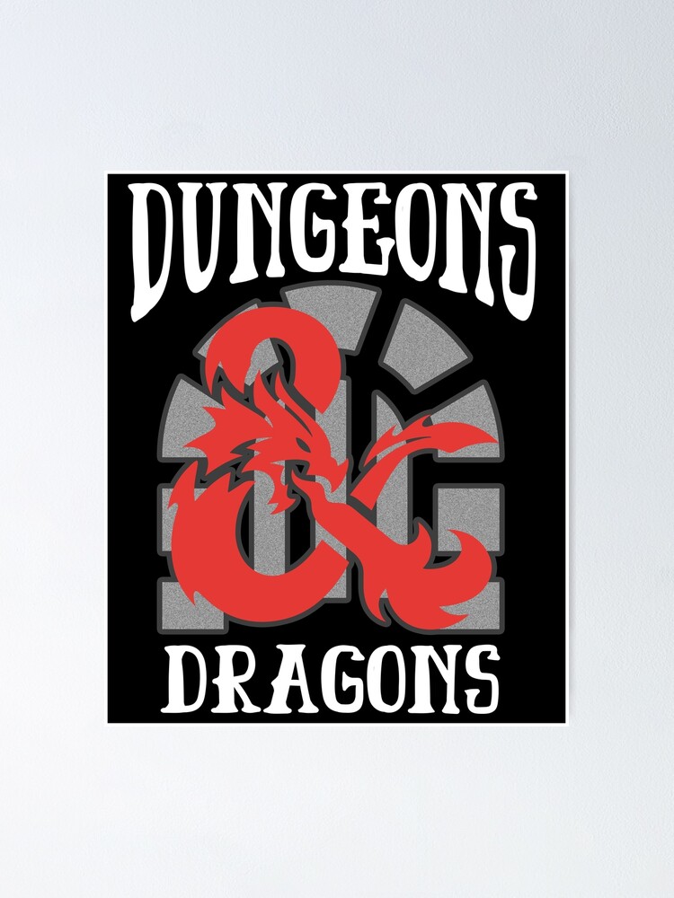 Dungeons And Dragons Literally Poster For Sale By Curseten Redbubble 7429