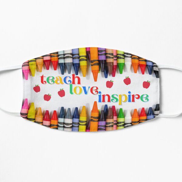 Teach Love Inspire Crayons Teacher Face Mask Mask