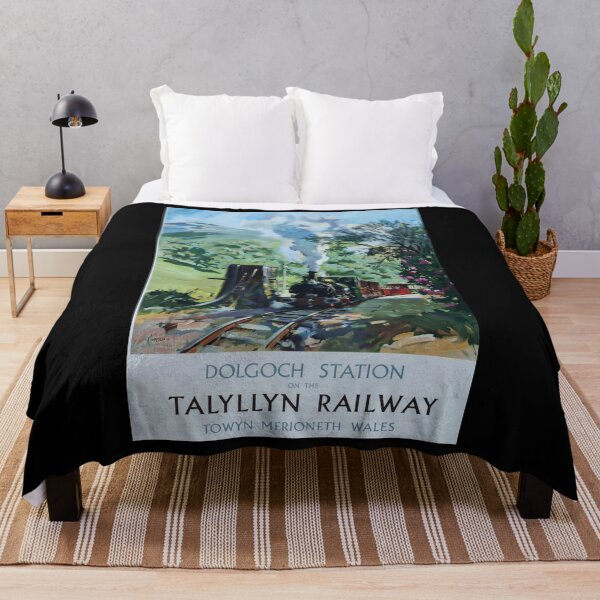 Artikelvorschau, Eisenbahn Plakat Tallylan Railway entworfen und verkauft von stickart-marek.