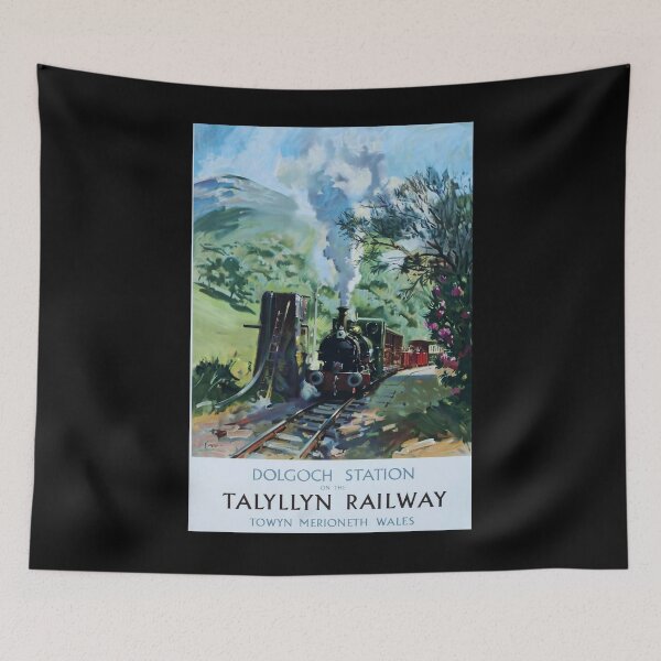 Artikelvorschau, Eisenbahn Plakat Tallylan Railway entworfen und verkauft von stickart-marek.