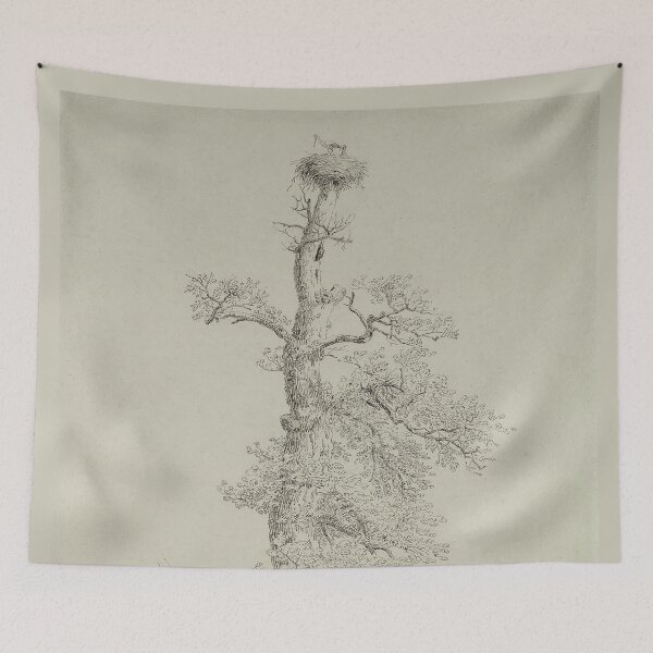 Item preview, Ancient Oak Tree with a Stork's Nest - Caspar David Friedrich designed and sold by TemporaryArt.