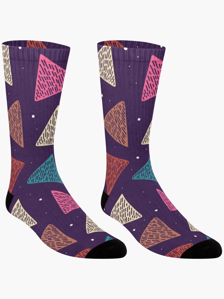 Thumbnail 3 of 5, Socks, Abstract Geometric Pattern designed and sold by Raju Nandaniya.