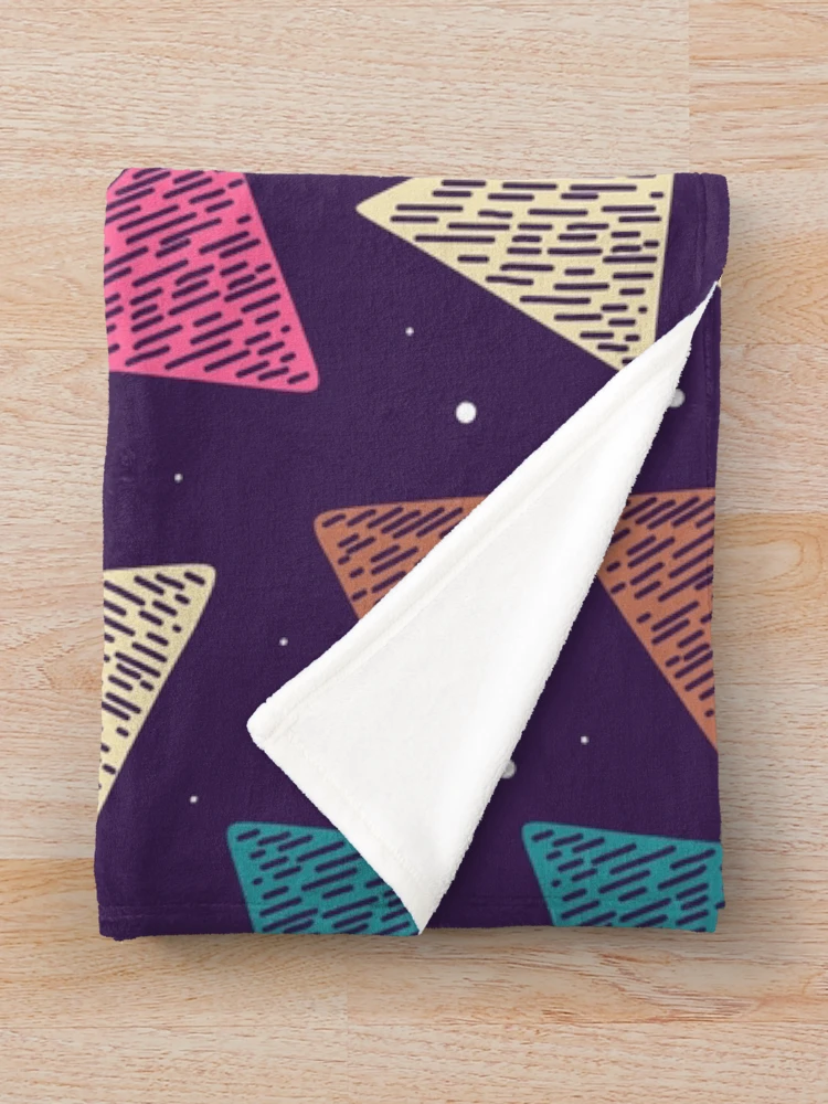 Thumbnail 3 of 6, Throw Blanket, Abstract Geometric Pattern designed and sold by Raju Nandaniya.