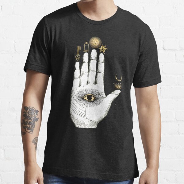 alchemy shirt occult t shirt Hand of Philosopher Hand of Mysteries shirt