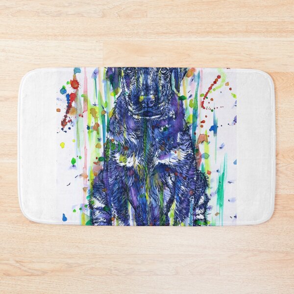 Item preview, DOBERMANN PUPPY watercolor and ink portrait.1 designed and sold by lautir.
