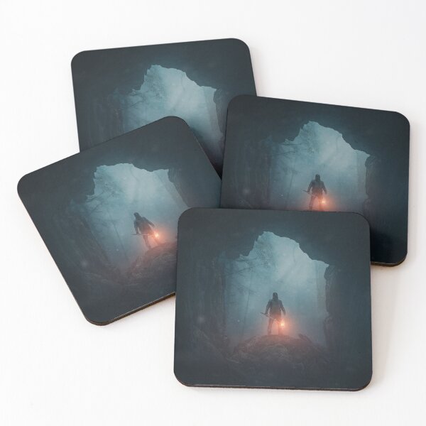 Item preview, Foggy Cave Exploration at night designed and sold by Alaadin Bendali Braham.