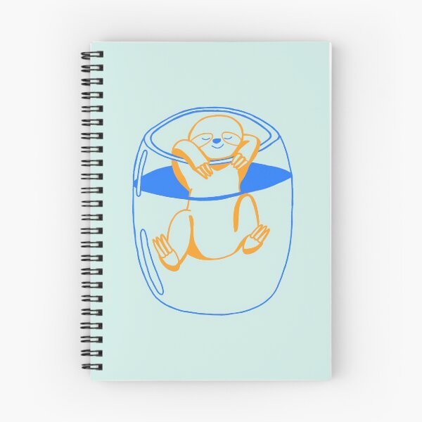Item preview, Content Sloth (blue/orange) designed and sold by MSR-Creative.