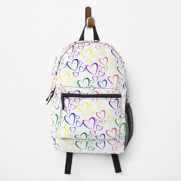 Item preview, Hearts in colourful rainbow colours designed and sold by TravelShots.