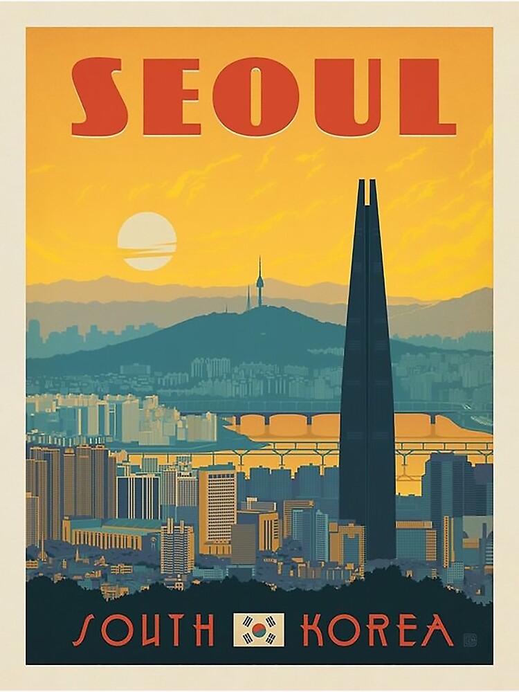 Seoul South Korea Art Print For Sale By Art Lovers Redbubble
