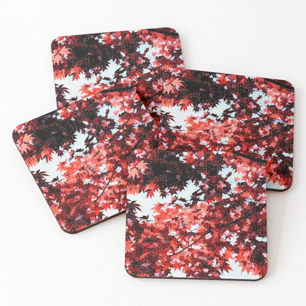 Item preview, Maple Leaves Red designed and sold by GraceCreation.