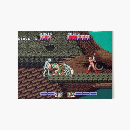 20x30in. adhesive vinyl prints Sega Streets outlet of Rage Golden Axe