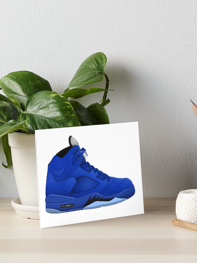 blue suede air jordans