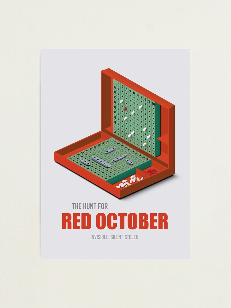 Alternate view of The Hunt for Red October - Alternative Movie Poster Photographic Print
